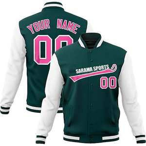 Veste universitaire personnalisée pour l'équipe de baseball |   Fournisseur d'usine de vestes de baseball, uniformes scolaires, vestes de baseball - Product Image 1