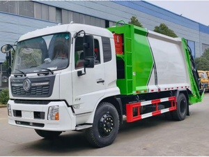 Camion compacteur de déchets DONGFENG 4x2 15cbm pour la gestion des déchets municipaux, compacteur hydraulique de déchets avec chargeur arrière, prix - Product Image 2