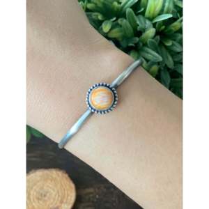 Tahe Spiny Oyster & Sterling Silver Cuff Bracelet-Fashion Jewelry - Product Image 2