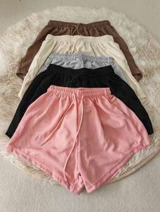 Pantalones cortos de mujer Pantalones cortos atléticos de algodón Línea cómoda Pantalones cortos de verano para mujer para verano en venta al por mayor - Product Image 5