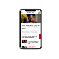 Compre una aplicación móvil de revista de noticias con diseño elegante con función personalizada y diseño disponible para la venta