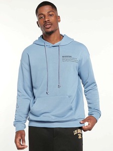 Sweat à capuche surdimensionné pour hommes en coton polaire pull-over décontracté hiver sweat à capuche coupe régulière logo personnalisé disponible - Product Image 6