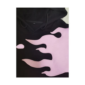 ชุดวอร์มขาบานสำหรับผู้ชายชุดวอร์มพิมพ์ลายกราฟิกแนวสตรีทเสื้อสเวตเตอร์แบบเรียงซ้อนกัน3D มีฮู้ดตัดขอบเสื้อสเวตเตอร์กางเกงวิ่งสำหรับผู้ชาย - Product Image 6