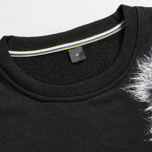 เสื้อสเวตเตอร์คอกลมแขนยาวสำหรับผู้ชาย, เสื้อกันหนาวแขนยาวพิมพ์ลายสิงโต - Product Image 4