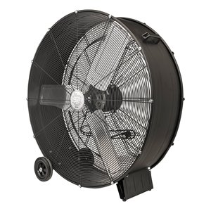 Ventilador Industrial de Piso VI94 de 300W y 90cm con 3 Aspas, Color Negro - Product Image 1