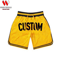 Shorts de basket-ball de haute qualité respirants et de grande taille, design personnalisé, couleur personnalisée pour unisexe, uniforme de basket-ball professionnel