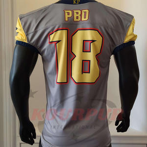 Maillots d'uniforme de football américain 7v7 Maillot de football américain rembourré de qualité supérieure avec logo personnalisé du fournisseur pakistanais - Product Image 4