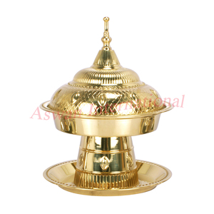 Khajoor Pot ภาษาอาหรับที่ดีที่สุดราคาไม่แพงบรรจุภัณฑ์และโลโก้โลหะเหล็กสำเร็จรูปทองและเงิน - Product Image 6