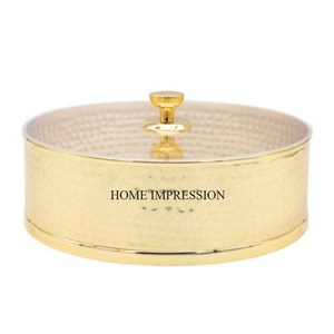 Vintage Art Collection Antique Designer Heavy Duty Métal Chapati Récipient De Stockage Pour Table À Manger Centre De Cuisine Ustensiles De Cuisine - Product Image 5