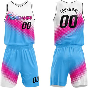 Nuevo Diseño de Uniforme de Baloncesto, Chaleco Deportivo, Sublimación Térmica, Estampado a Rayas, Jersey Holgado sin Mangas, 100% Poliéster - Product Image 6