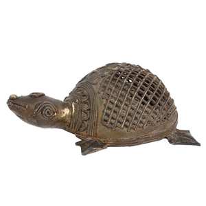 Handmade Decorative Brass Antique Tribal <b>Tortoise</b> Sculptures Figurine Statue Statement Pieces Decoration Gift Items SNS-307 - Product Image 5