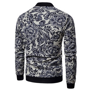 Men's High Quality Custom Logo Print Varsity <b>Baseball</b> <b>Bomber</b> <b>Jacket</b> Slim Quick Dry Breathable Winter High Street Style - Product Image 2
