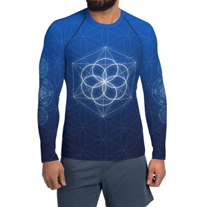 Ventes en gros de rashguards pour hommes à prix raisonnables, style unique, rashguards en polyester et nylon pour hommes, logo personnalisé avec design OEM - Product Image 1