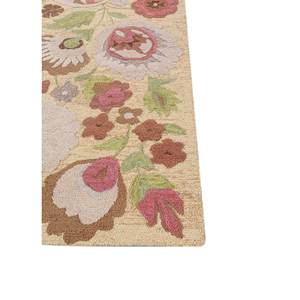 Hacienda Gold 10mm Thick Hand Tufted Polyester <b>Rug</b> Floral <b>Boho</b> Style for Home for Living Room Hallway Bedroom-Tra-15081 - Product Image 4
