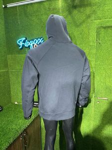 Premium <b>100</b>% Cotton Thick French Terry Men's Hoodies Custom logo American Sleeve Style with Neck Stopper Plain Hoodies for Men - Product Image 6