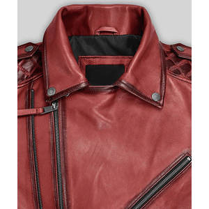 แจ็กเก็ตหนังแท้สำหรับผู้ชายเสื้อแจ็คเก็ตหนังแท้ดีไซน์แบบใส่ได้ทั้งชายและหญิงสินค้ามา2025 - Product Image 3