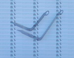 Rétracteurs de genou Hohmann à pointe courte et courbée pour arthroplastie de la hanche, orthopédie - Product Image 3