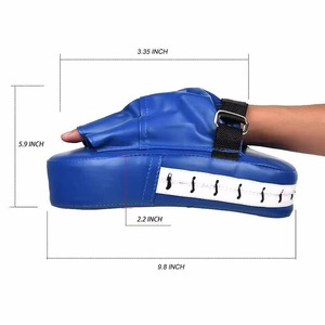 Manoplas de enfoque de aire ganadoras de entrenamiento profesional personalizadas, almohadillas de objetivo de boxeo de cuero suave, manoplas de perforación OEM - Product Image 3