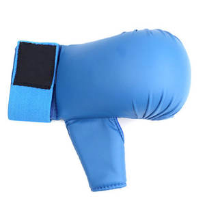 Venta al por mayor artes marciales usan guantes de Karate azules de alta calidad para combate y entrenamiento guantes duraderos de taekwondo y boxeo - Product Image 1