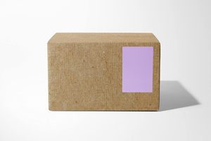 リサイクル可能な4インチ×6インチの紫色のミシン目入りダイレクトサーマルアドレス配送用サーマルプリンター対応ファンフォールド4x6ラベル - Product Image 4