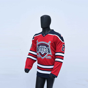 Best-Selling Customizable Red Ice Hockey Jersey Stylish and Unique Design - Product Image 3