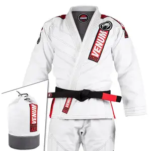 Bjj Custom Logo kimono venume white bjj gi uniform Gi