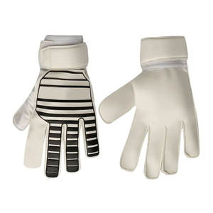 High Quality <b>Leather</b> Breathable Lightweight Full Finger Unisex Goalkeeper Gloves with Finger <b>Protectors</b> for Sports Protection - Product Image 6