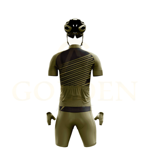 Combinaison de cyclisme professionnelle à manches courtes de qualité supérieure, respirante, confortable et durable, vente en gros personnalisée - Product Image 5
