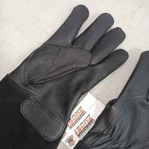 ถุงมือนิรภัยไฟฟ้าหนังแท้ทนทานต่อความร้อนระดับต้นปาล์มชนิดเดียวป้องกันการตัดกันลื่นกันแรงกระแทกฟังก์ชัน isonz - Product Image 2