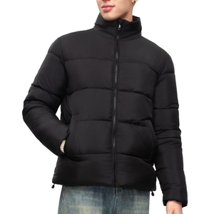 Chaqueta de Plumón Ligera e Impermeable de Invierno con Logotipo Personalizado, Chaqueta de Moda Urbana con Capucha Desmontable para Hombre - Product Image 6