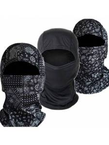 Pasamontañas Unisex multicolor máscara de ciclismo transpirable de secado rápido UV escudo elástico capucha de poliéster a prueba de viento al aire libre sombreros imagen - Product Image 2