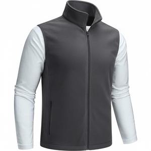 Chaleco Deportivo Ligero para Hombre con Logotipo Personalizado, para Gimnasio, Otoño, Deportivo, de Manga Larga, Impermeable, Cortavientos, de Secado Rápido, Ajustado - Product Image 3
