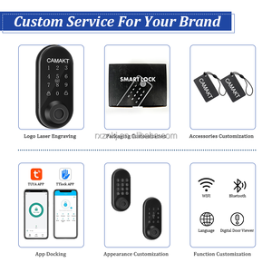 卸売スマートデッドロック、ロック本体不要、スマートキーレスデジタルドアロック、デジタルスマートドア指紋ロック - Product Image 2