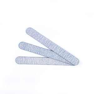 Lima de uñas de papel de lija negra de grano 100 de doble cara para manicura profesional personalizada al por mayor - Product Image 3