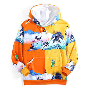 Sudaderas con capucha de diseño personalizado para hombre básico de Venta caliente patrón sólido estilo informal de invierno nueva llegada sudaderas con capucha de sublimación - Product Image 1