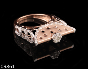 แหวนเพชรทรงดอกไม้ D'VINS JEWELS น้ำหนัก 2.20 กะรัต เพชรทรงกลมเจียระไนแบบบริลเลียนท์ ผลิตในห้องปฏิบัติการ ทองคำ 14K 18K สีโรสโกลด์ แหวนหมั้นสำหรับผู้หญิง ได้รับการรับรอง - Product Image 3