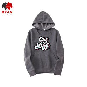 Sweat à capuche personnalisé avec logo frontal pour homme, prêt pour l'hiver, respirant, en tissu polaire polyester/coton - Product Image 1