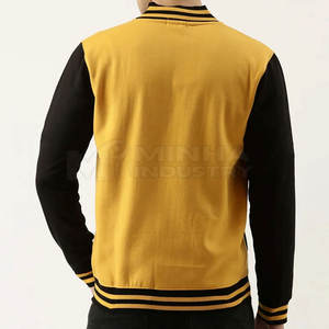 Veste Letterman grande taille pour hommes à vendre veste d'hiver à col montant pour hommes pour l'extérieur vente en gros - Product Image 3