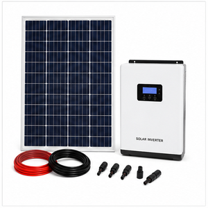 Sistema de Energí<span class=keywords><strong>a</strong></span> Solar Fuera de la Red de 5KW, Inversor MPPT de 48V con Banco de Baterías de Gel de 200Ah para Respaldo Doméstico - Product Image 1