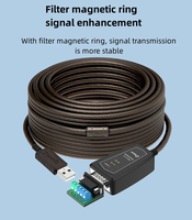 Cable Adaptador DTECH con Doble Chip FTDI CP2102 SP485, USB 2.0 a RS232 Serial DB9, 0.5M 1.5M