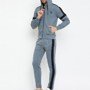 Conjunto Deportivo Informal Unisex de 2 Piezas con Capucha, Chaqueta de Manga Larga con Cierre Completo, 100% Algodón, Diseño, Color, Talla y Logotipo Personalizables - Product Image 2
