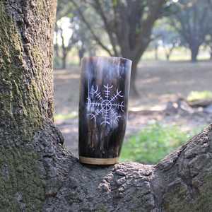 Authentiques verres à bière viking, cornes à méad cérémonielles faizacraft - Product Image 1