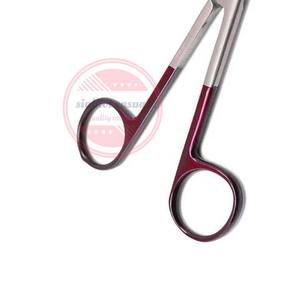 Instrumentos quirúrgicos Tijeras dentales de acero inoxidable curvadas de calidad superior - Product Image 4