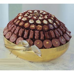 ชามโลหะสีทองสำหรับใส่ขนมหวานชามช็อคโกแลตดีไซน์ล่าสุด - Product Image 1