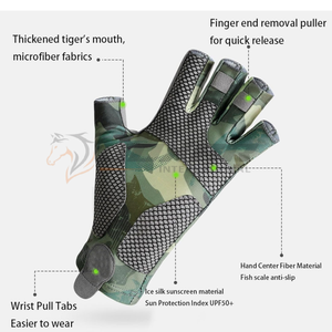 Nouveaux gants de pêche isolés avec coque imperméable et doublure polaire pour la pêche par temps froid de qualité supérieure à vendre - Product Image 6