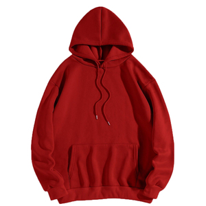 Sweat à capuche en molleton de coton 350 pour homme avec logo personnalisé, chaud, uni, à capuche, vêtements de grande taille, pull avec poche kangourou - Product Image 3