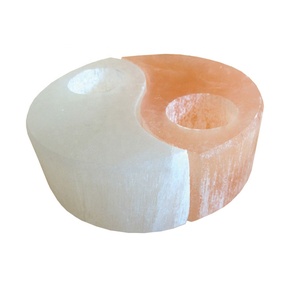 Ying Young Metal Photophore Ins Style Rock Salt Candle Holder avec boîte pour la décoration de la maison - Product Image 4