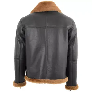 Chaqueta de cuero de motocicleta aprobada por la CE para todas las estaciones para hombre, chaqueta de motorista de calle alta con proceso de corte fino - Product Image 5
