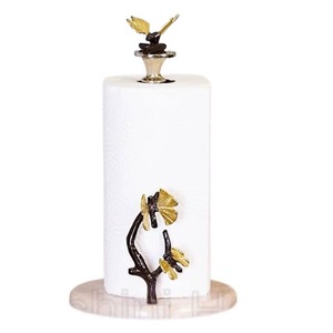 Portarrollos de papel higiénico de metal de excelente calidad, compatibles con diseños de rollo doble o rollo de reserva para mayor comodidad. - Product Image 3