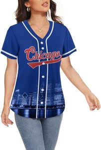 Camiseta de béisbol con estampado de sublimación, camiseta atlética ligera de secado rápido con números y logotipos personalizados, ideal para ligas y escuelas - Product Image 3